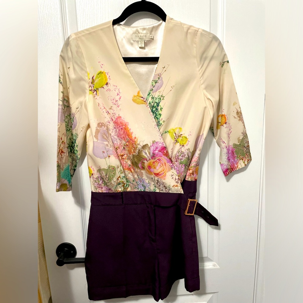 Ted Baker jumpsuit/ shorts. Size 0